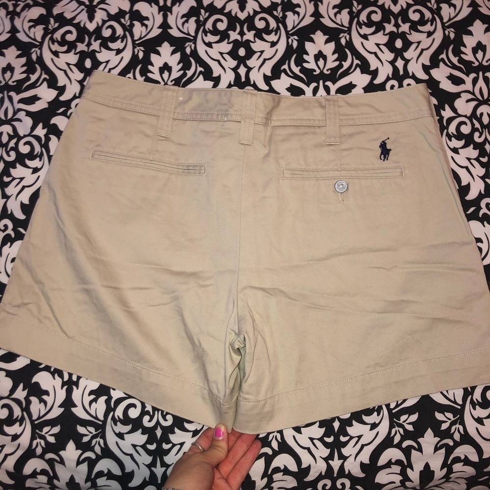 Khaki polo Ralph Lauren shorts never worn sz 8